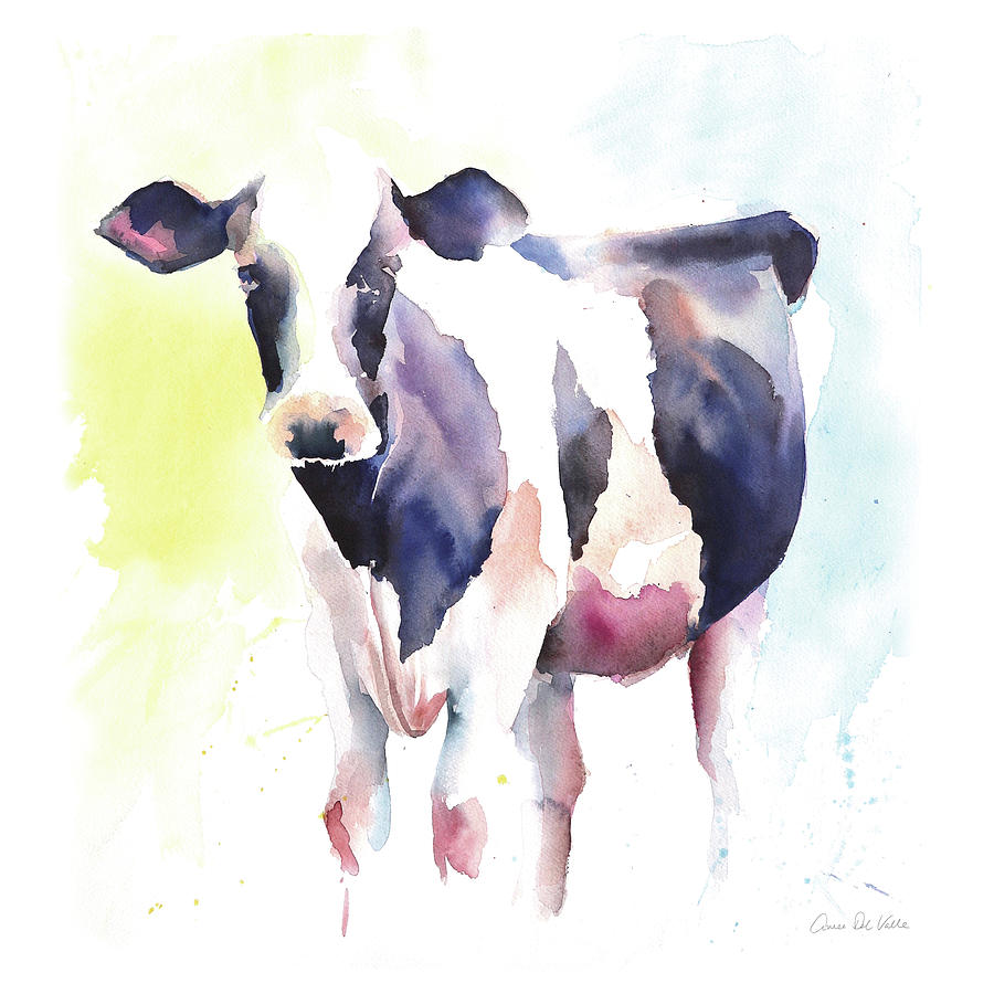 Animal Painting - Holstein Iv by Aimee Del Valle