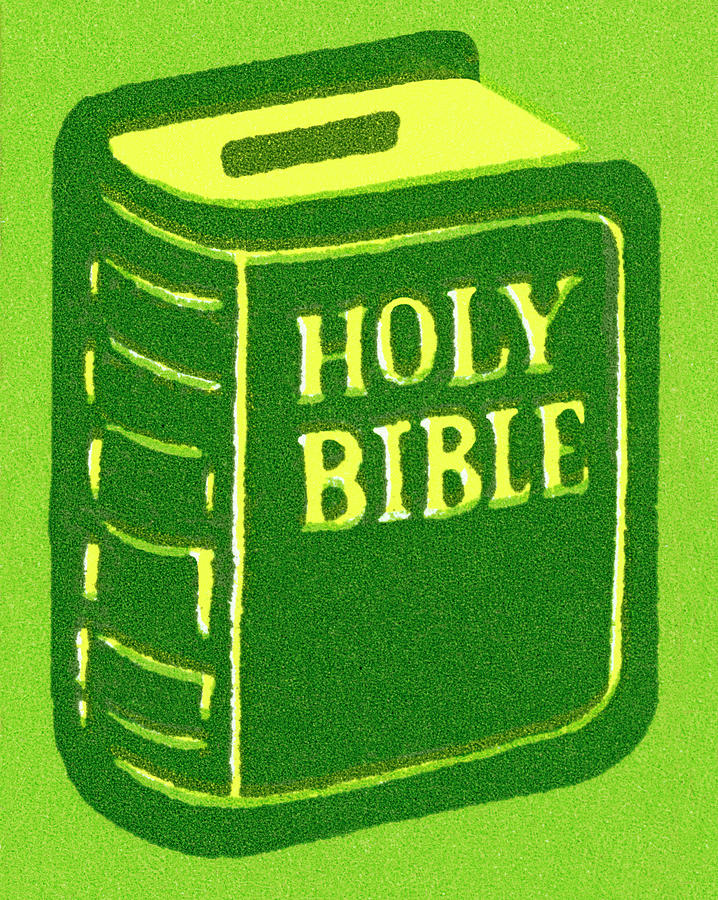 Vintage Drawing - Holy Bible by CSA Images