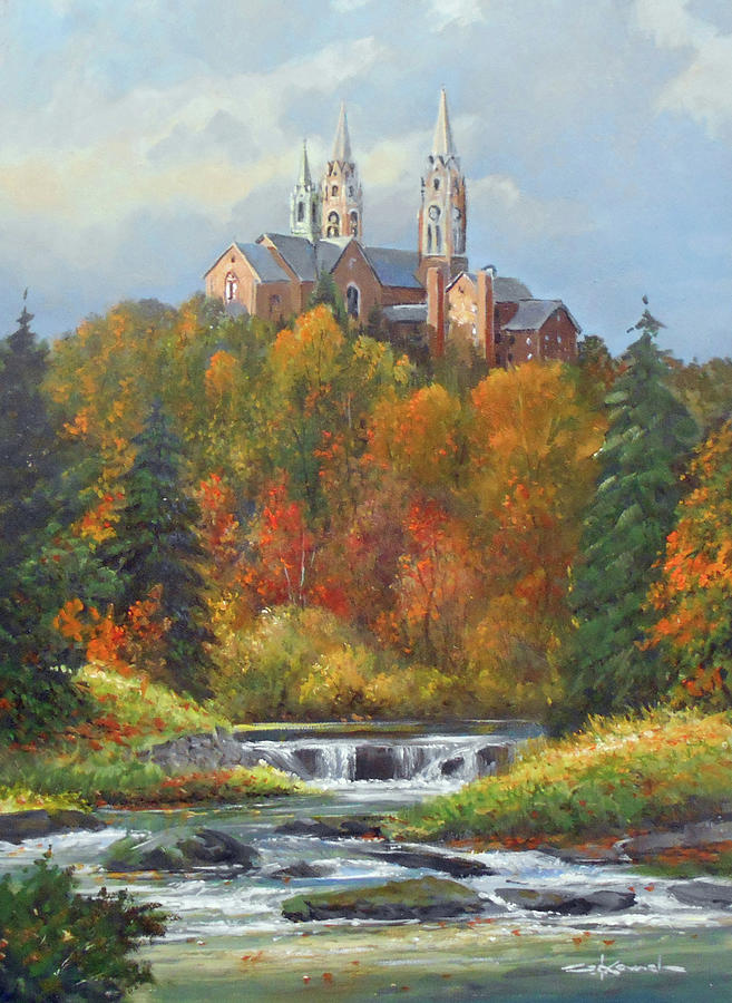 Holy Hill  Painting by George Kovach