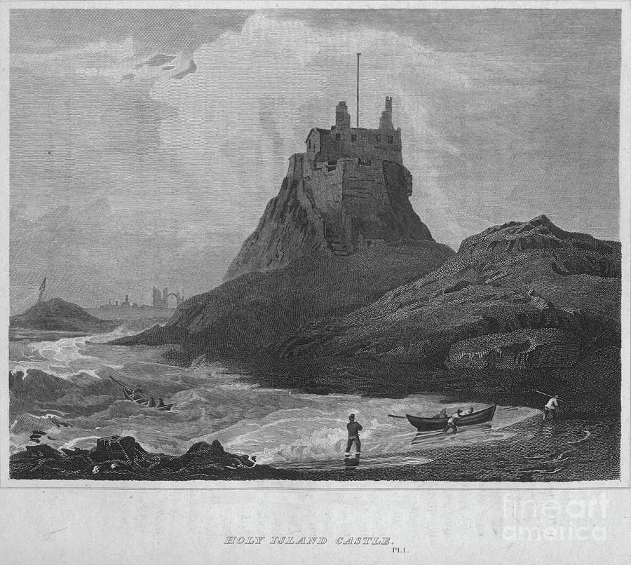 Holy Island Castle, 1814 by Print Collector