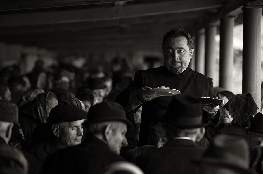 Alms Photograph - Holy Meal by Julien Oncete