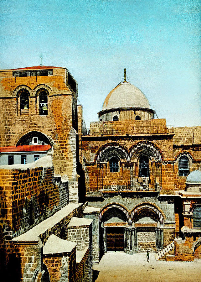 Holy Sepulchre Church Doors Photograph by Munir Alawi