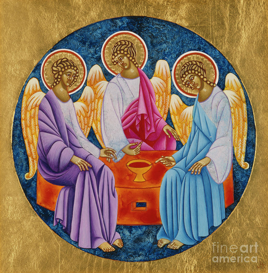 Holy Trinity Painting by Jodi Simmons