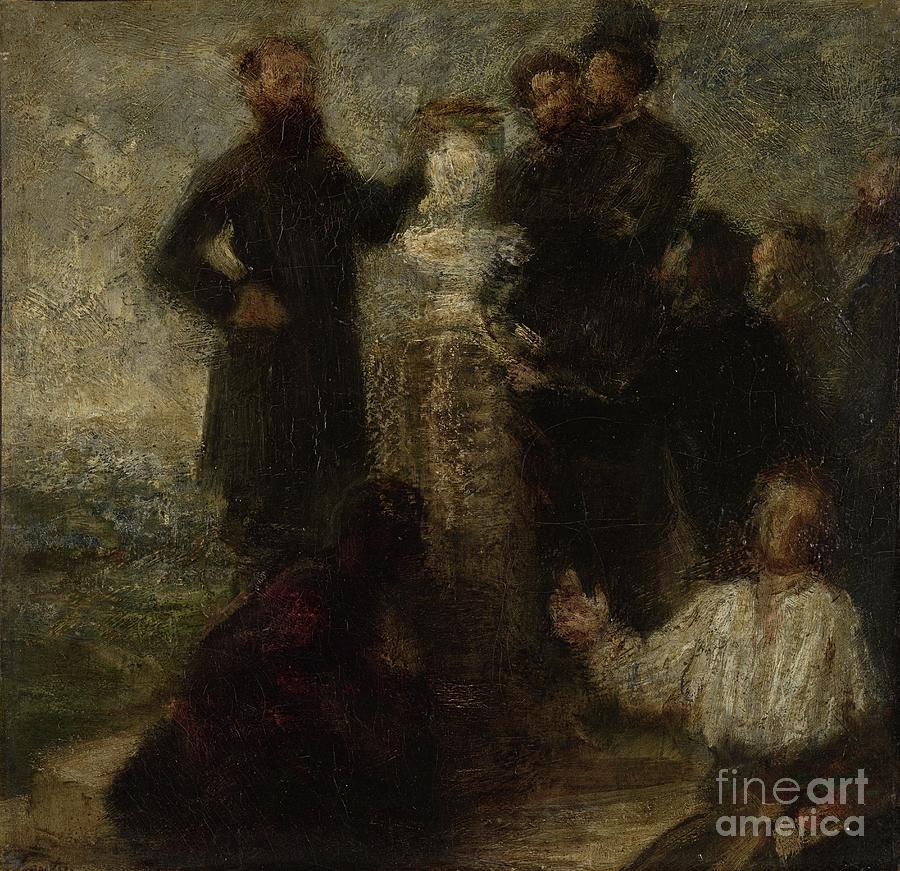 Homage To Delacroix, 1863-64 Painting by Henri Fantin-Latour
