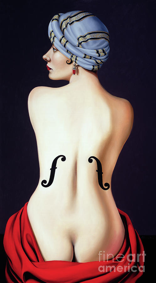 Homage To Man Ray Painting by Catherine Abel