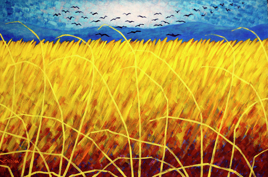 Field Digital Art - Homage To Van Gogh 1 by John Nolan