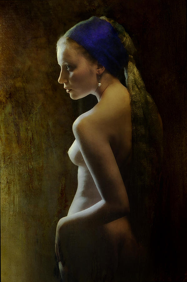 Nude Photograph - Homage To Vermeer by Kenp