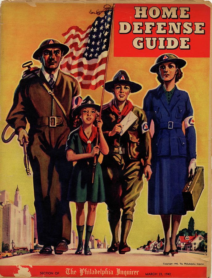 Home Defense Guide Painting by Home Defense Guide Painting by