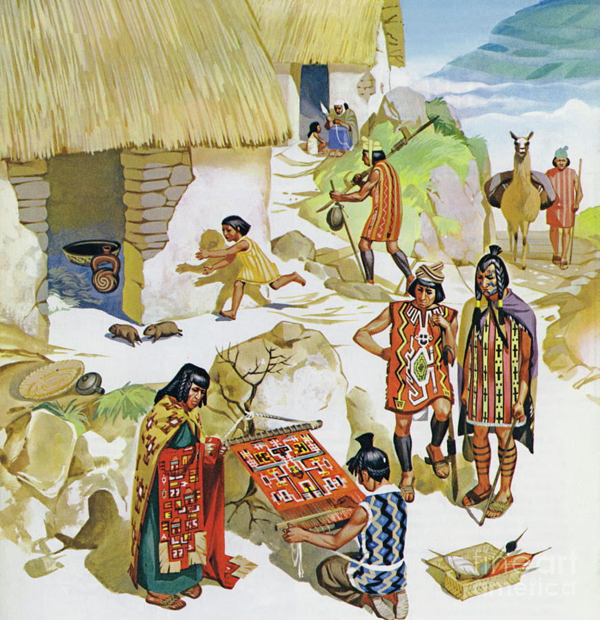 Home in Peru, circa AD 100 Painting by Angus McBride