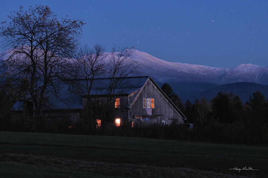 Mountain Photograph - Home in the White Mountains by Harry Moulton