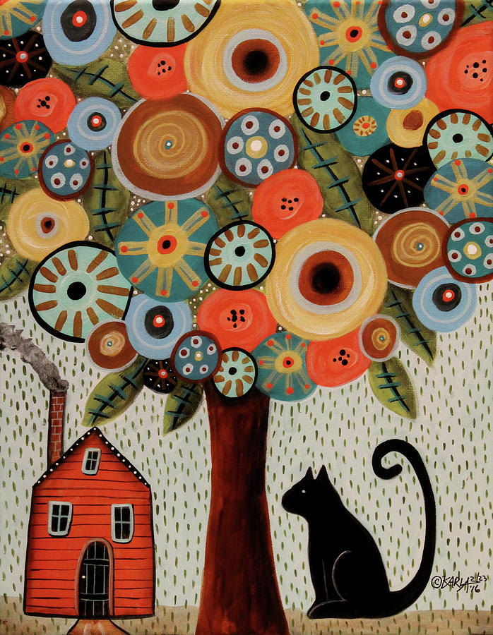 Home Sweet Home 1 Painting by Karla Gerard - Fine Art America