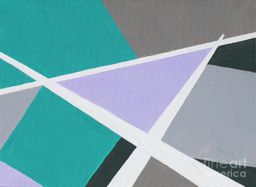 Home Triangle Painting by Linda Lees