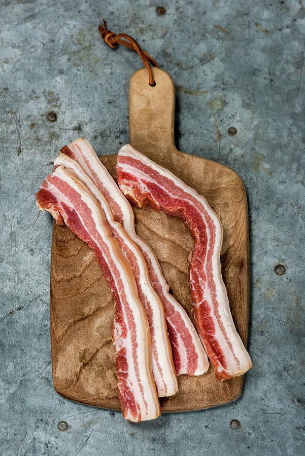 Homecured Bacon Photograph by Lucy Parissi