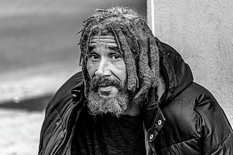 Homeless on Broadway Photograph by Patrick Boening