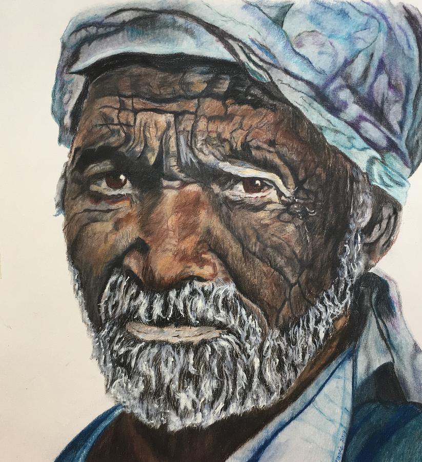 Homeless Vet Painting by Maris Sherwood