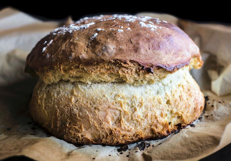 Homemade And Baked Rustic Bread, Selective Focus Photograph by Ltummy