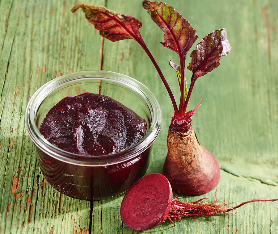 Homemade Beetroot Preserve Photograph by Teubner Foodfoto