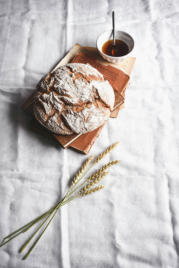 Homemade Bread Photograph by Marianthi Konstantopoulou