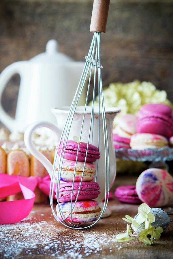Homemade Colourful Macarons Photograph by Irina Meliukh