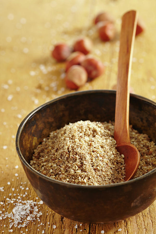 Homemade Dukkah north African Spice Mixture With Nuts Photograph by Teubner Foodfoto