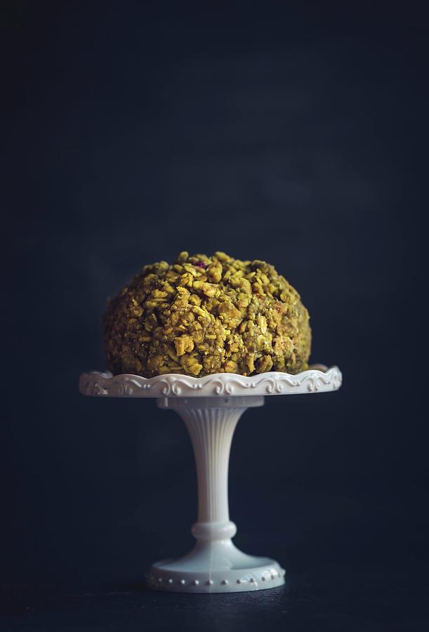 Homemade Dumpling With Pistachios Served Photograph by Ltummy