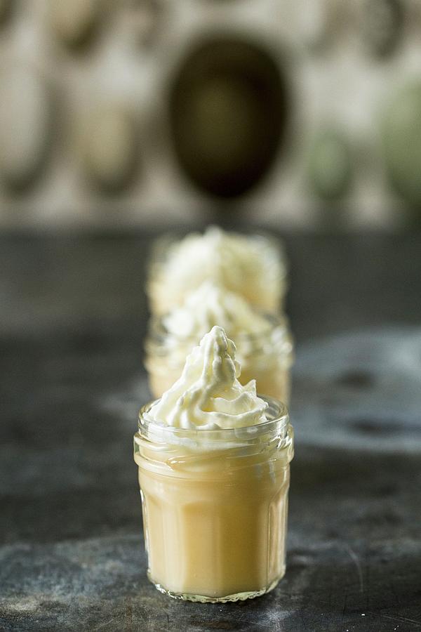 Homemade Egg Liqueur With Whipped Cream Photograph by Dees Kche