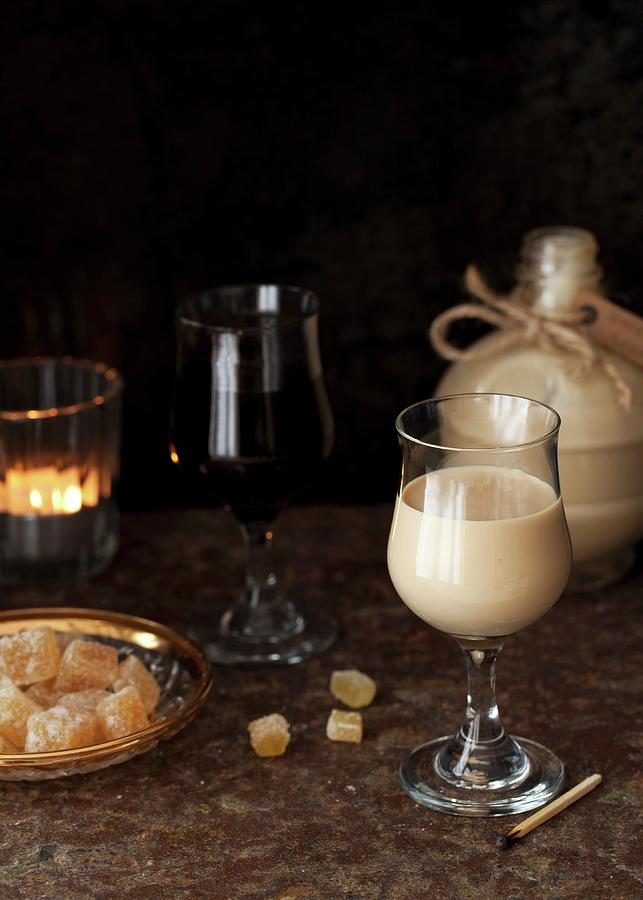 Homemade Gingerbread Liqueur Photograph by Jane Saunders