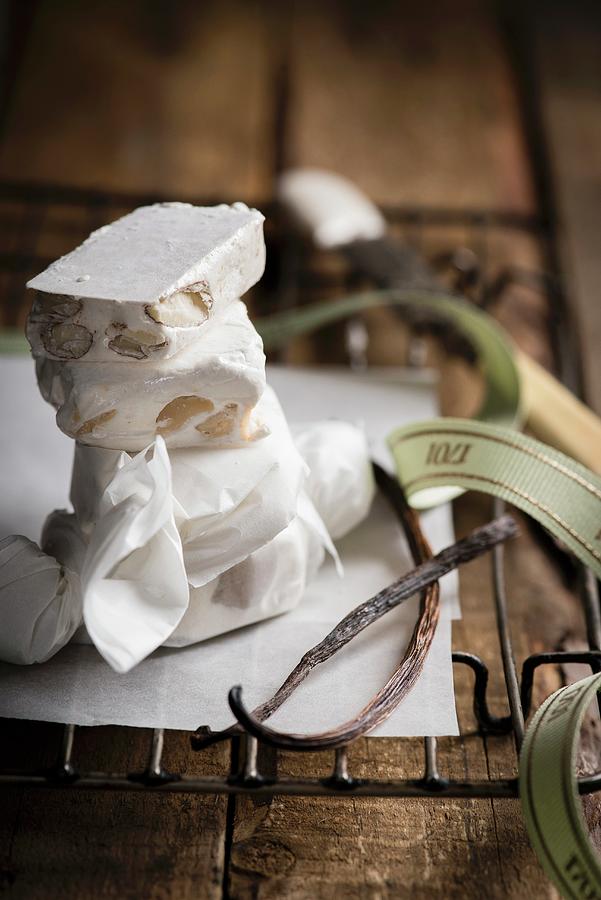 Homemade Macadamia And Almond Nougat Photograph by Great Stock!