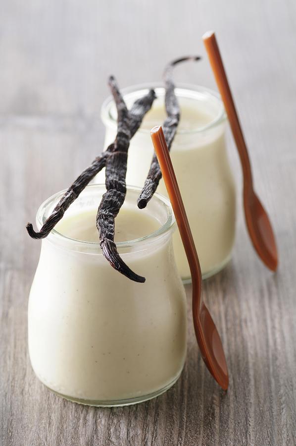 Homemade Vanilla Yoghurt Photograph by Jean-christophe Riou