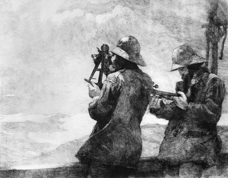 Homer: Eight Bells, 1887 Painting by Winslow Homer Homer: Eight Bells, 1887 Painting by Winslow Homer