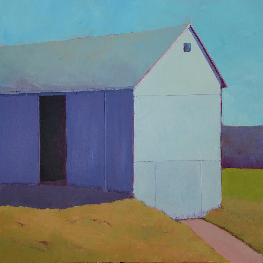 Countryside Painting - Homestead Barn II by Carol Young