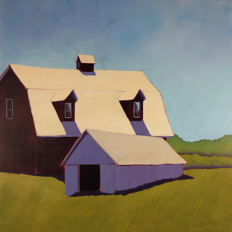 Countryside Painting - Homestead Barn Ix by Carol Young