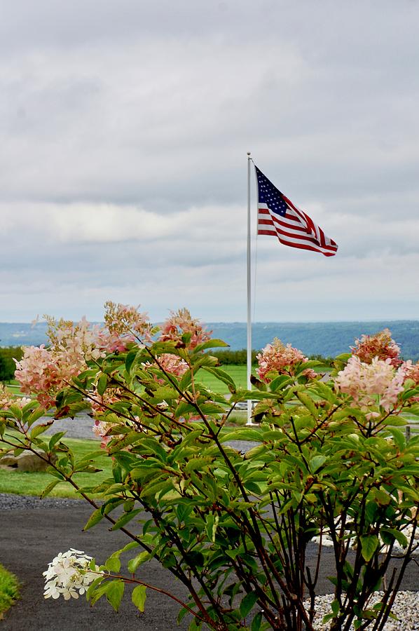 Hometown Flag Photograph by Kathy Chism