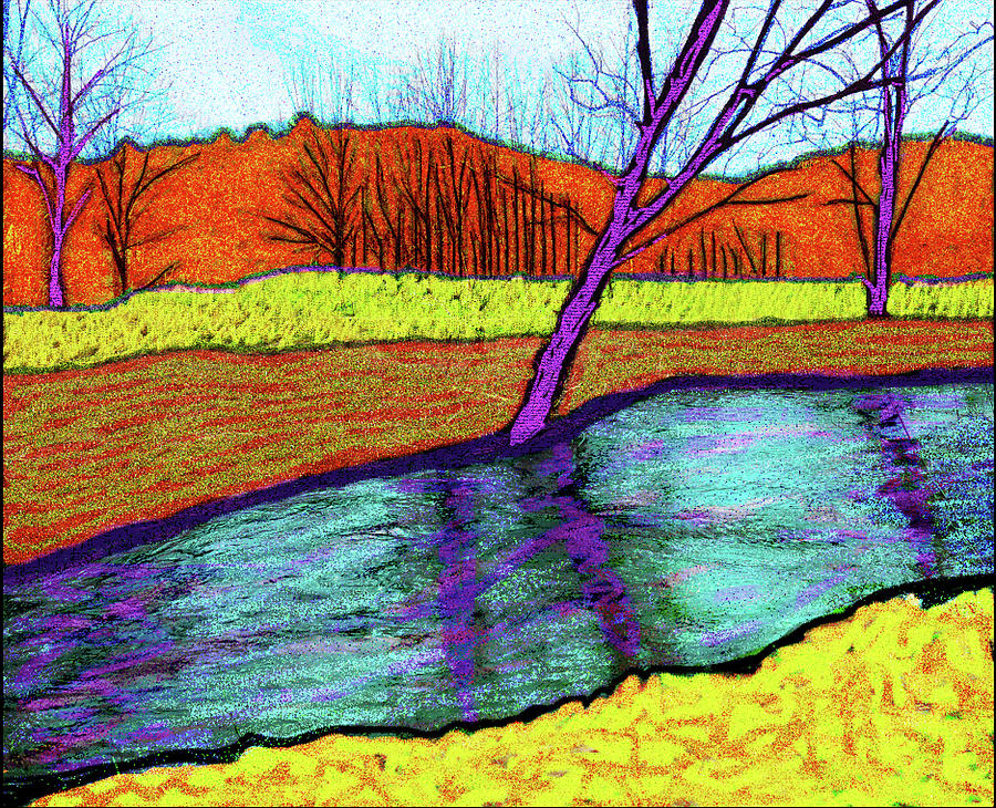 Hominy Creek Digital Art by Rod Whyte