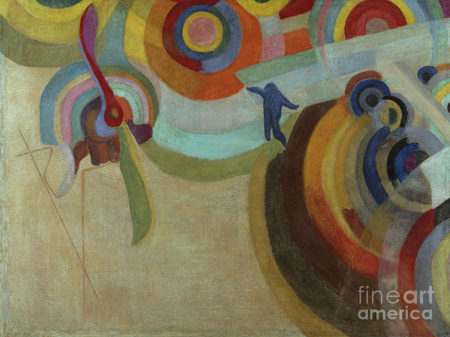 Robert Delaunay Painting - Hommage To Bleriot Number Two by Robert Delaunay