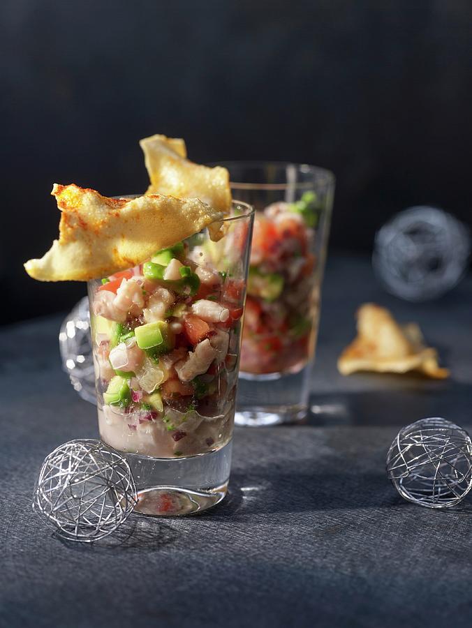 Honey And Herring Ceviche christmas Photograph by Jan-peter Westermann