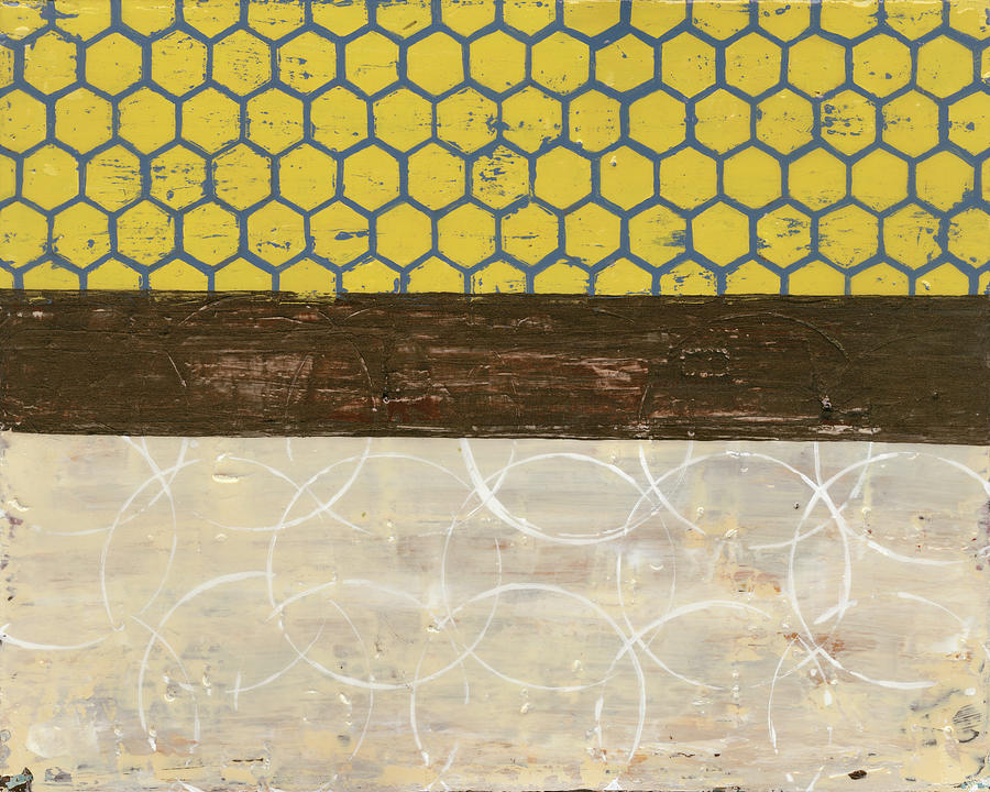 Honey Comb Abstract II Painting by Natalie Avondet