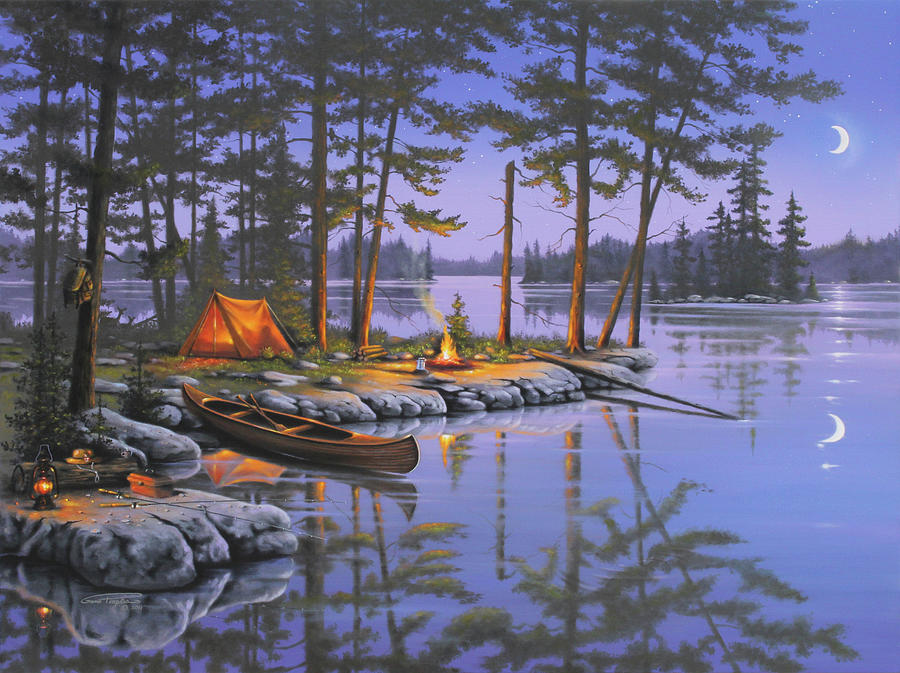 Honey Hole Painting - Honey Hole by Geno Peoples