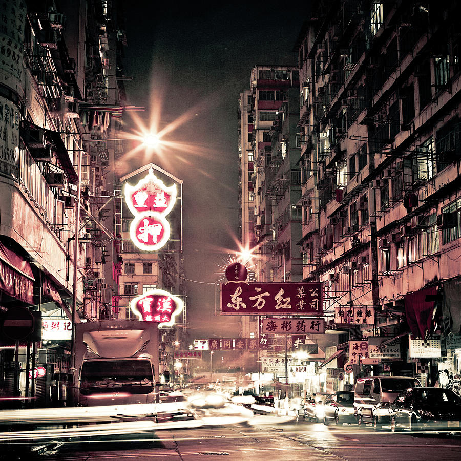 Hong Kong At Night Photograph by Andi Andreas Hong Kong At Night Photograph by Andi Andreas