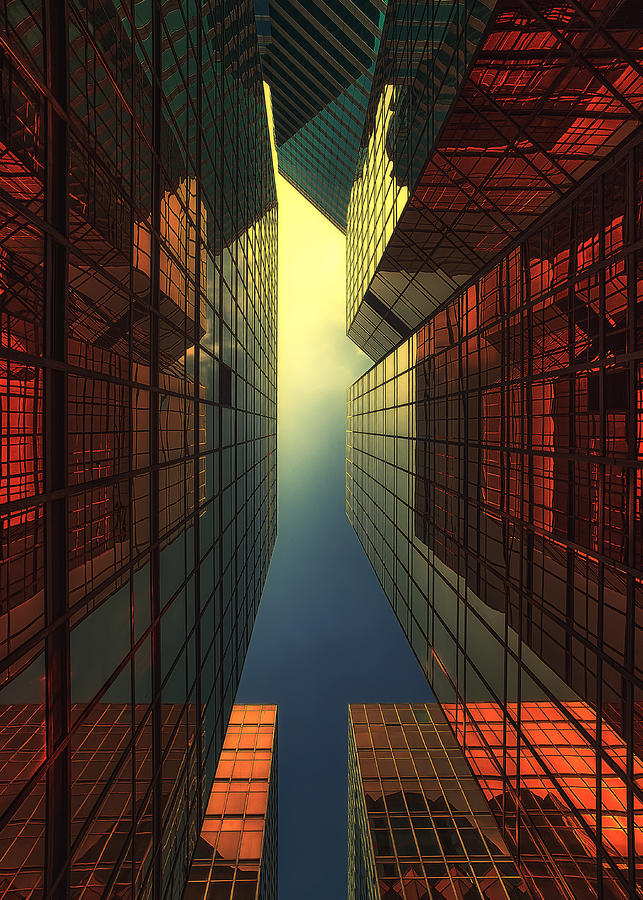 Abstract Photograph - Hong Kong City by Fabrizio Massetti