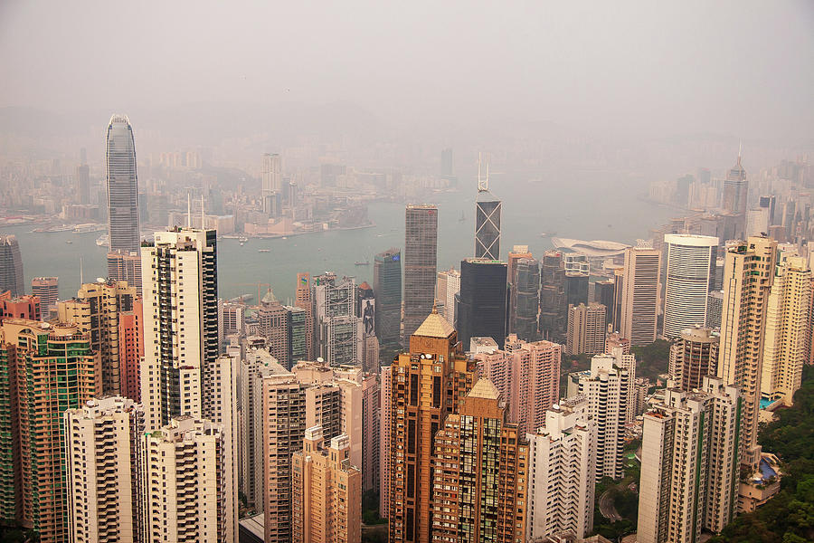 Hong Kong Downtown Photograph by Stefan Mazzola