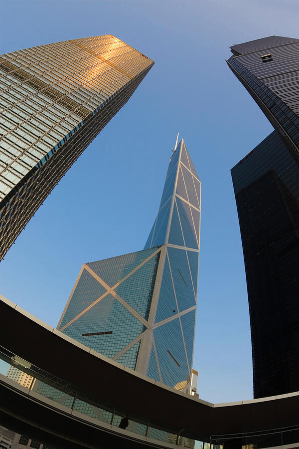 Hong Kong Financial District Photograph by Icimage