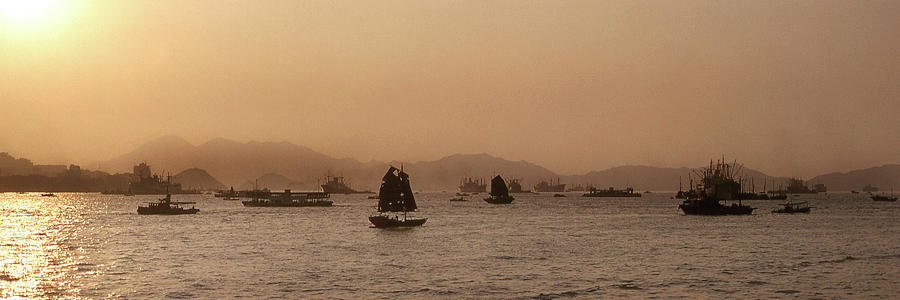 Hong Kong Harbor Photograph by Jerry Griffin