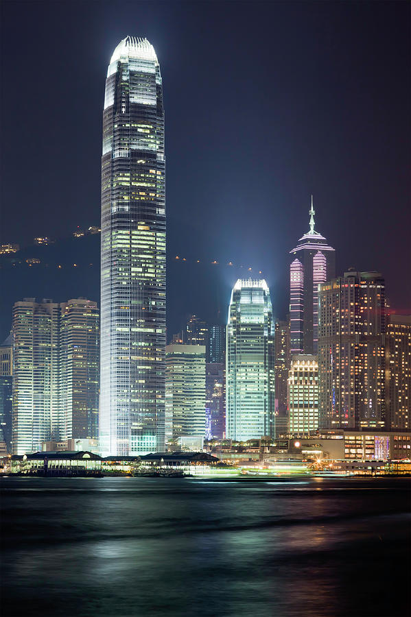 Hong Kong Night View Photograph by V2images