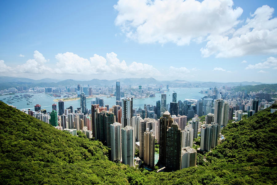 Hong Kong On A Clear Day Photograph by Jhorrocks
