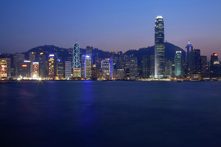Hong Kong Skyline Photograph by Ekash