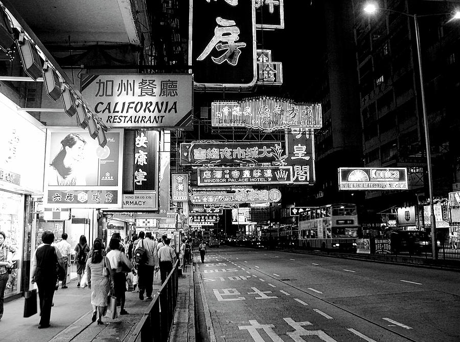 Hong Kong Streets Photograph by Davis Christopher - Fine Art America