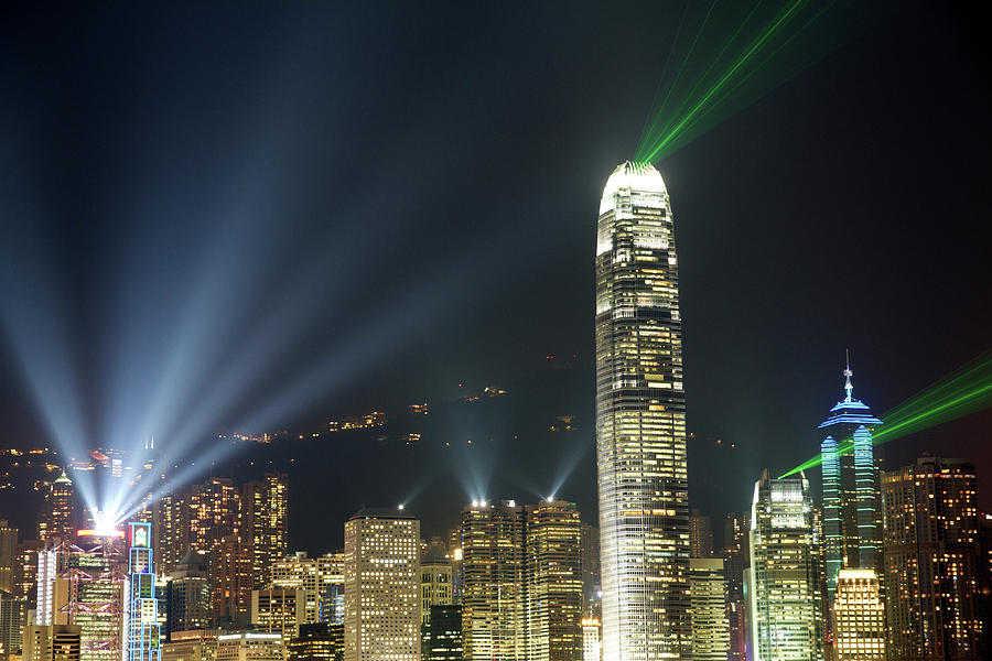 Hong Kong, Symphony Of Lights Photograph by Patrick De Talance Getty