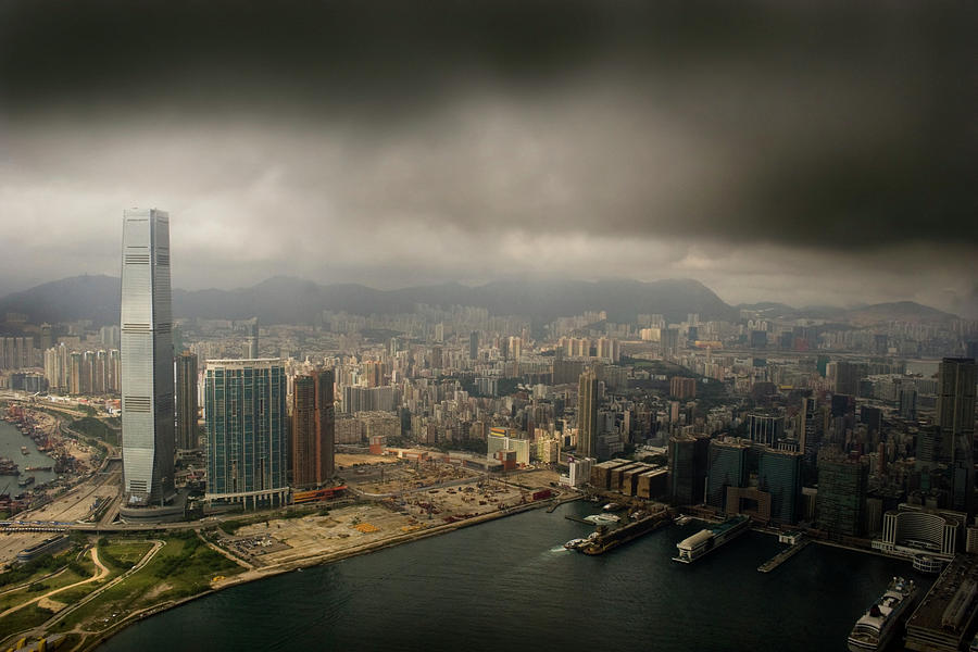 Hong Kong West Kowloon Photograph by Namussi