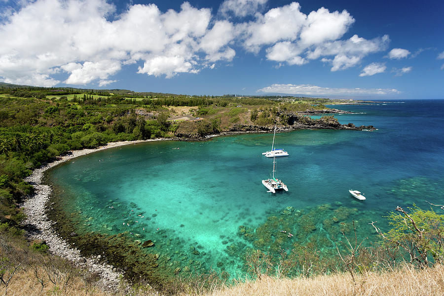 Honolua Bay In Maui by M Sweet